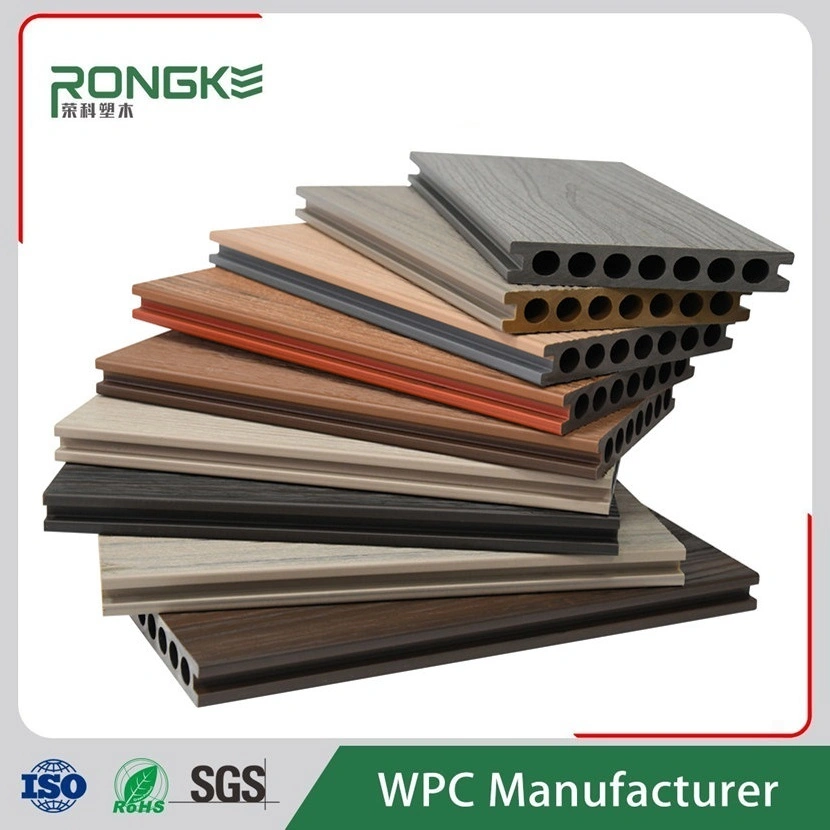 Hot Sale Wood Plastic Composite WPC Co-Extrusion Decking for Outdoor Swimming Pool