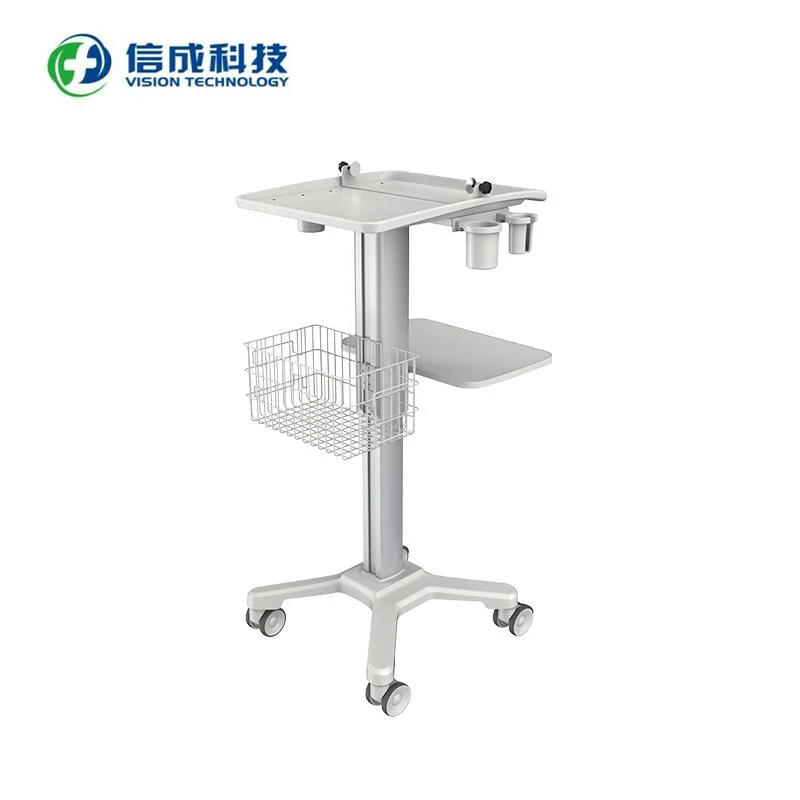 Échographe Ordinateur portable Hôpital Médical Machine ECG Chariot Support Ventilateur Trolley