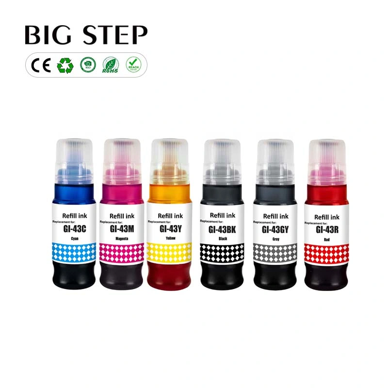 Factory Direct Sales Printing Ink 43 Gi-43 Dye Ink Sublimation Ink for Canon Printer