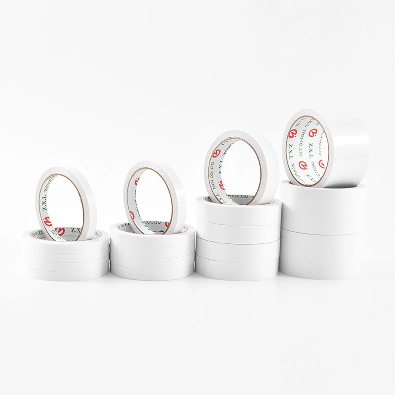 White Cotton Paper Double-Sided Tape for Bookbinding and Handmade Cards