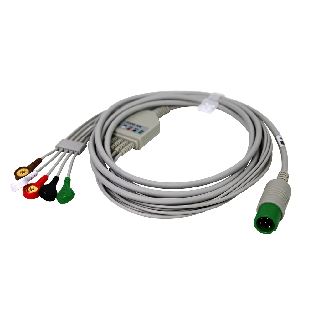 Contec Mortara NIBP Pressure Sensor Comen Patient Common ECG Cable Unimed Monitor Accessories