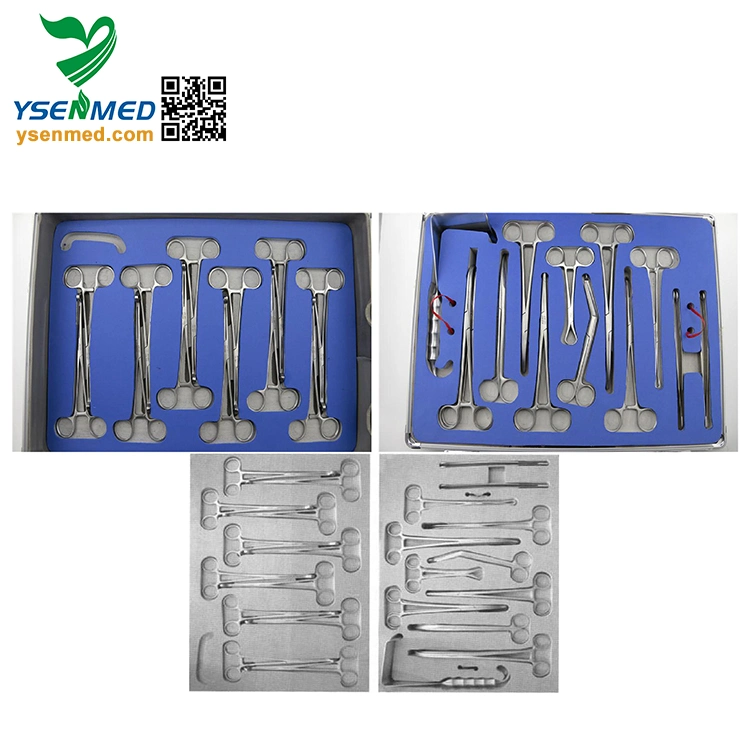 Ssf-1 Medical Gynecology and Obstetric Instrument Kit Caesarean Instrument Set