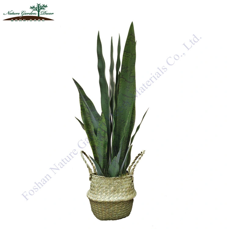 Natural Silk Snake Plant Home Decoration Artifical Sansevieria Tropical Trees