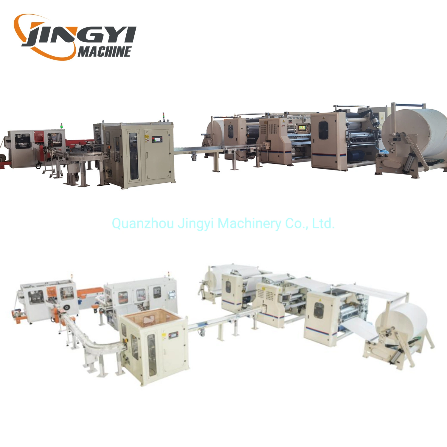 7 Lines Fully Automatic Facial Tissue Machine with Auto Packing Machine