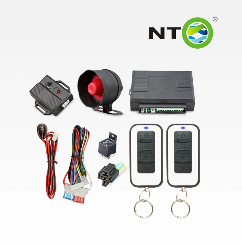 NTo Nt898K Car Central Door Lock Black One-Way Anti-Theft Device (جهاز منع السرقة أحادي الاتجاه لقفل الباب المركزي للسيارة) نظام الدخول بدون مفتاح نظام إنذار السيارة في اتجاه واحد