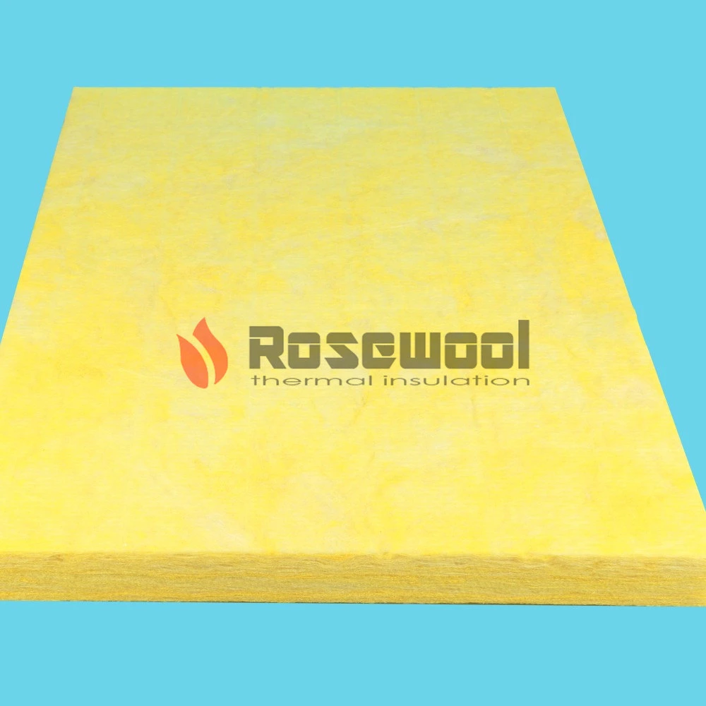 12kg/M3 Density Construction Material Glass Wool Insulation Board