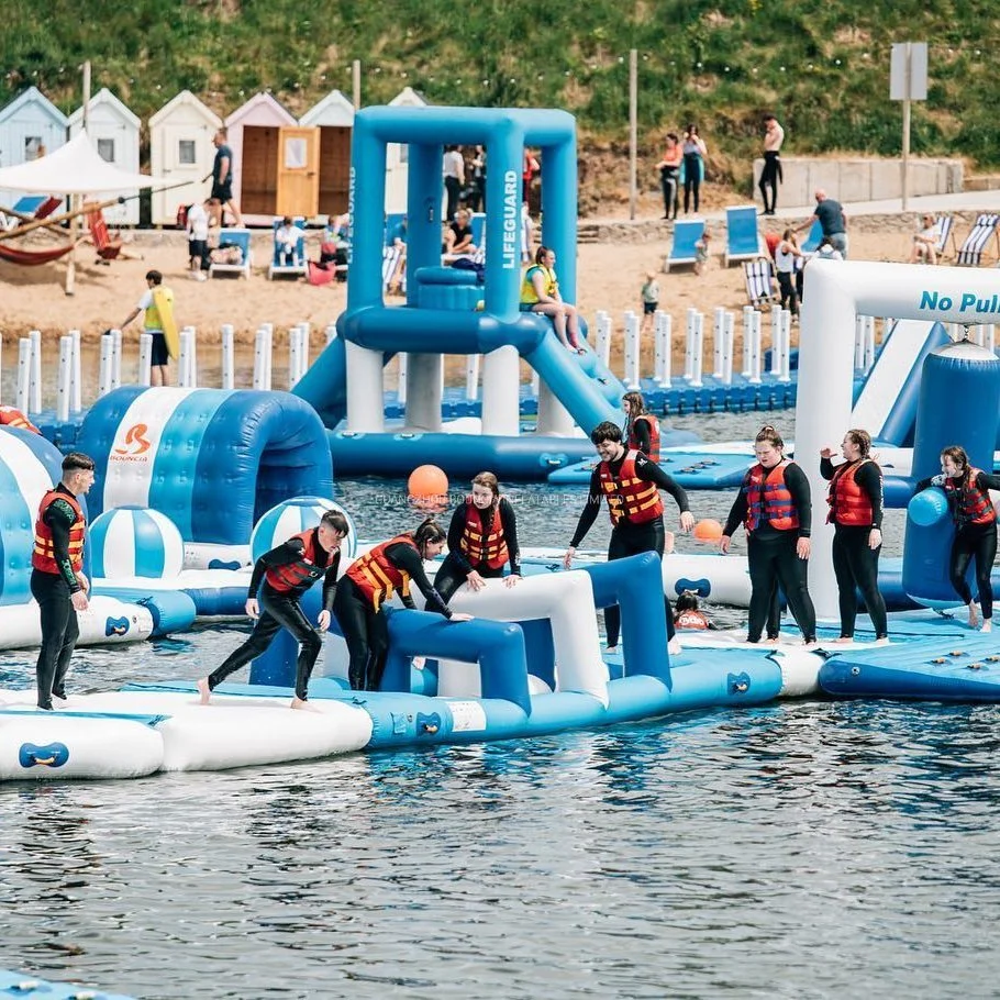 Inflatable Water Slide Inflatable Water Toy Giant Water Park for Sale 350 People