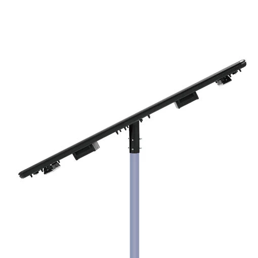 Double Heads Angle Adjustable All in 1 Solar Street Light Lamp, Roadway Solar LED Street Light to Canada