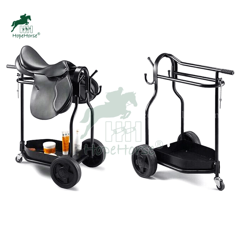 Chariot à cheval portable robuste en acier