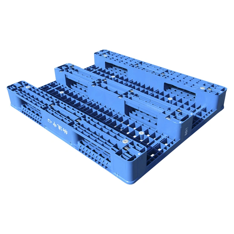 Single Side Flat Deck Plastic Pallet for Transportation Use