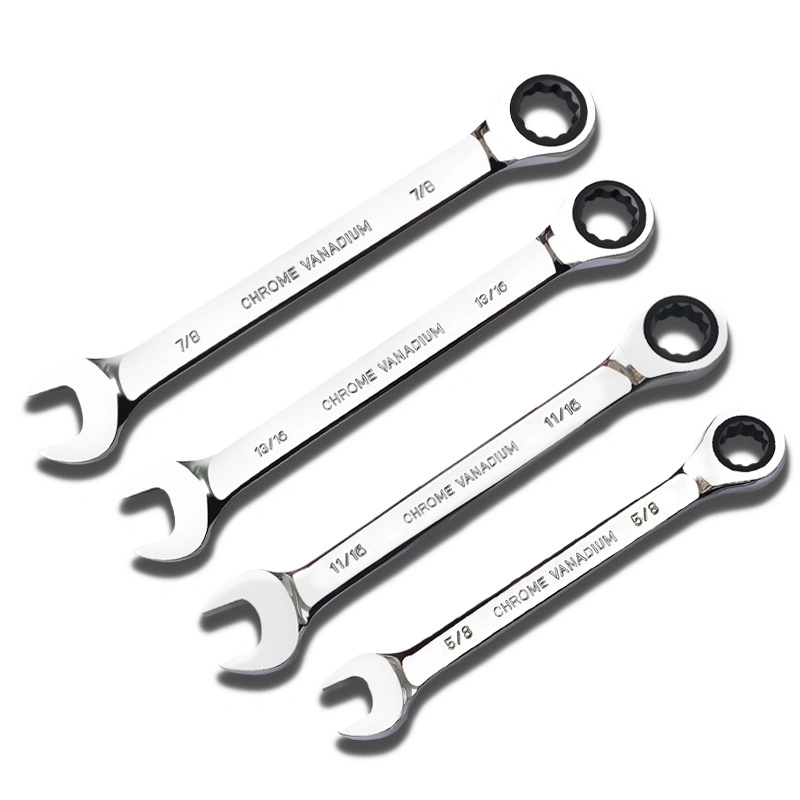 High Carbon Steel British 6-32mm Fixed Ratchet Quick and Labor-Saving Wrench