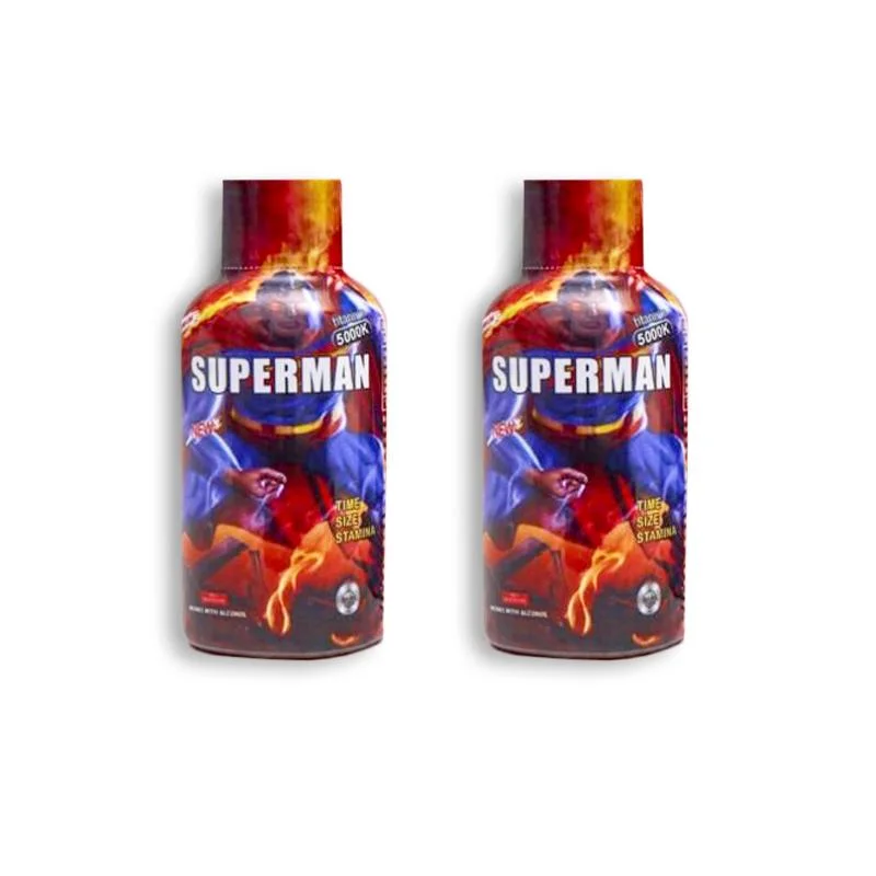 Energy Drink Shot and Shake Superman Titanium 5000K USA Stock 12 Display