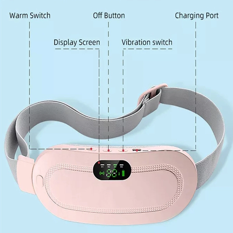 Trending Products Period Cramp Massager Heating Warm Palace Belt Protect Women Uterus