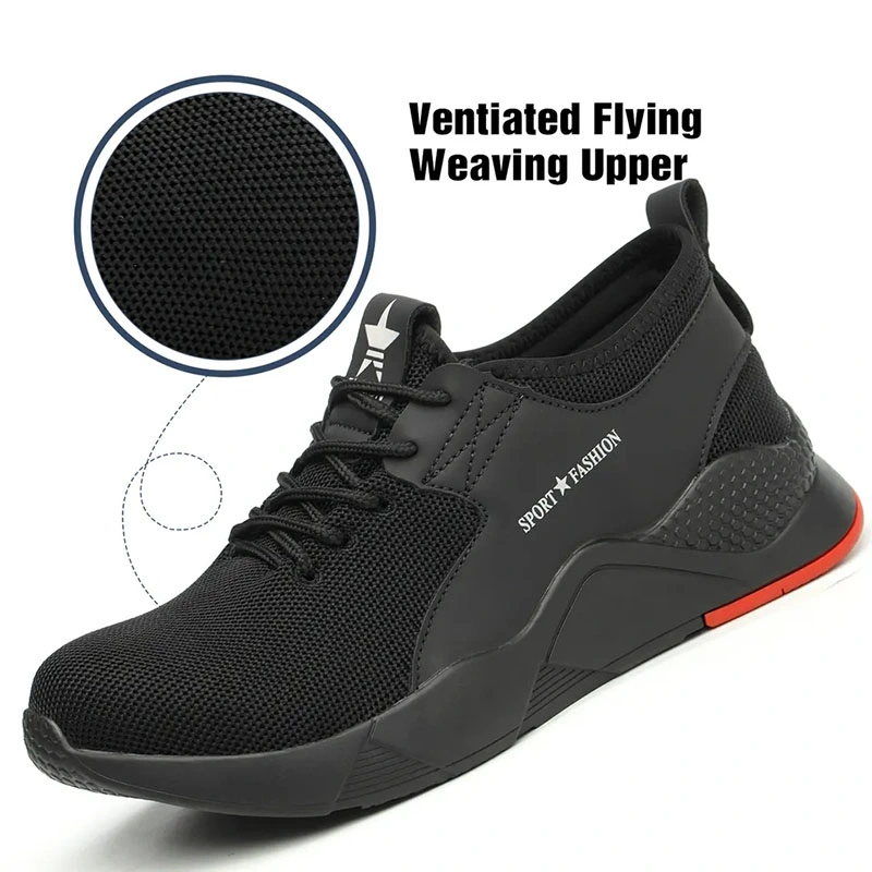 Safety Security Puncture Proof Anti-Slip Lightweight Breathable Safety Shoes Work Shoes