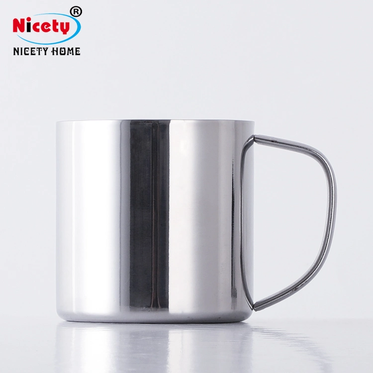 Stainless Steel Travel Mug Coffee Milk Drinking Cup with Handle