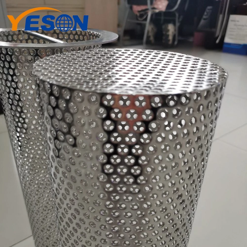 Galvanized Perforated Round Hole Metal Mesh Sheet for Metal Filters and Vents