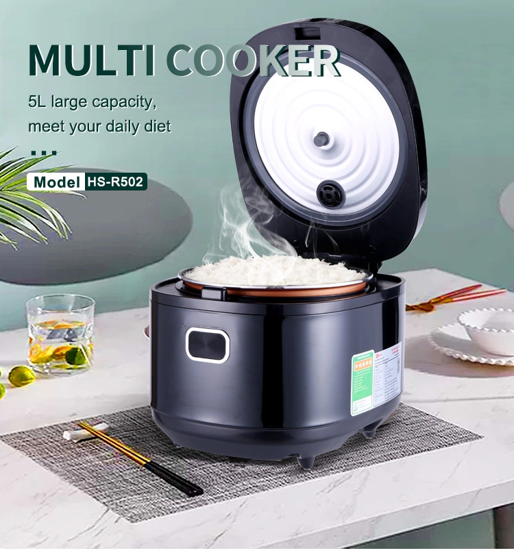 Customized Color Printing Housing Commercial Catering Rice Cooker 5L Cylinder Electric Rice Cooker