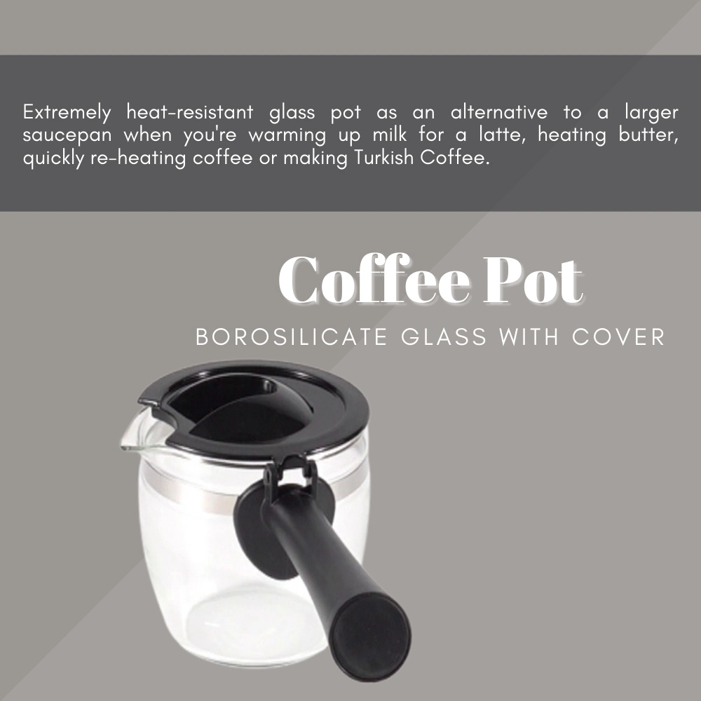 Coffee Maker Pot Borosilicate Glass with Cover Esg13855