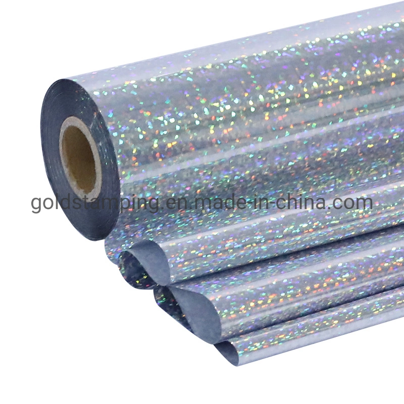 Silver Holographic Hot Stamping Foil Laser Film