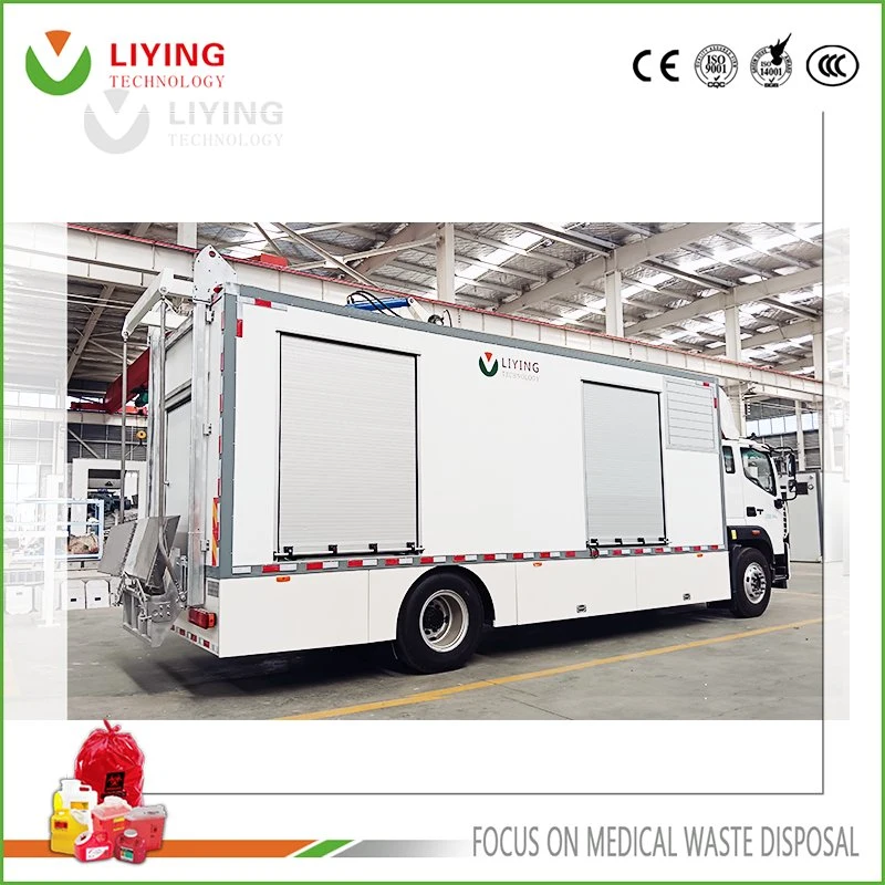 Safe and Stable Medical Waste Microwave Disinfection Technology Mobile Treatment Equipment Vehicle