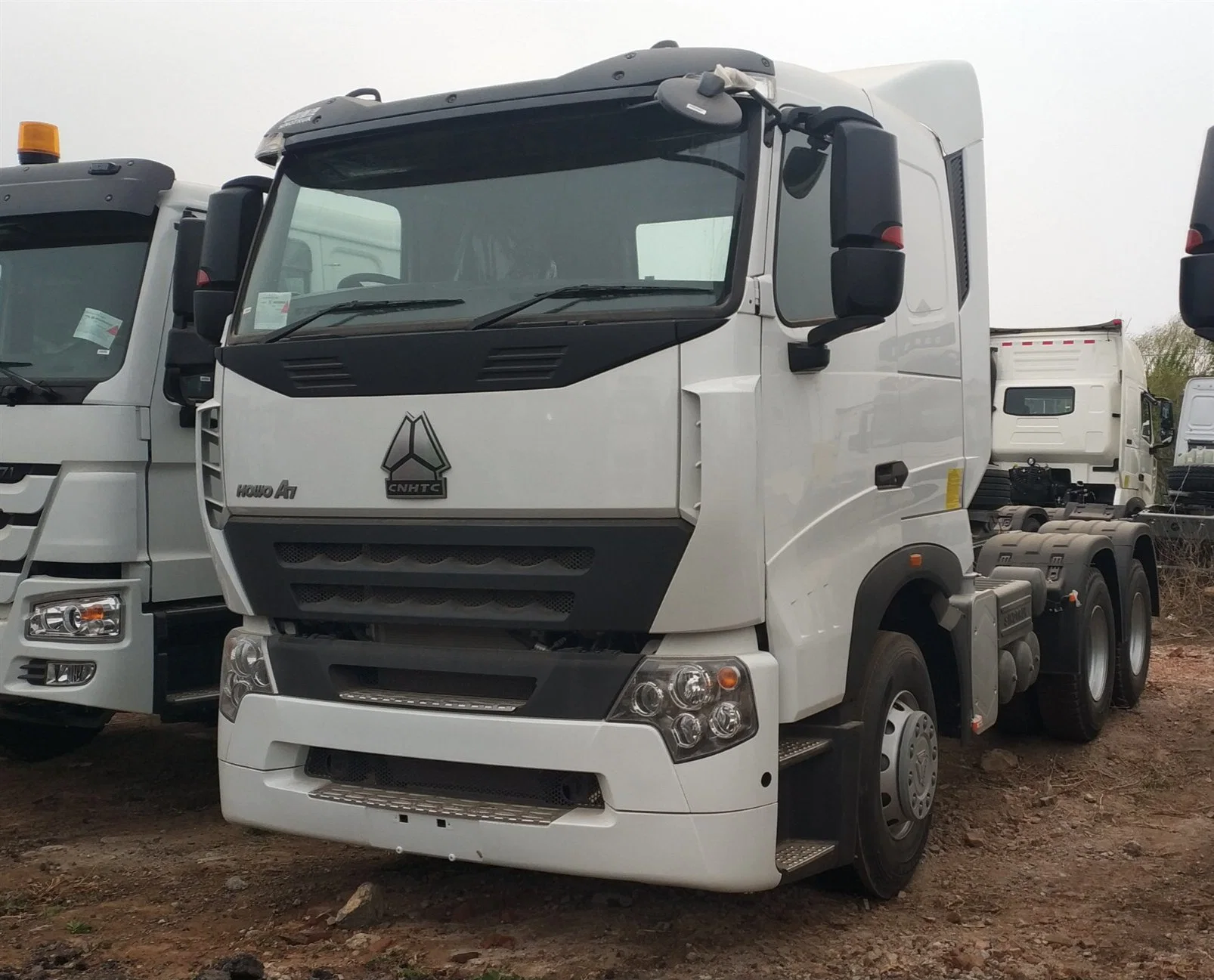 Mejor venta 6X4 remolque cabeza barato neumático interior camión de tubeused 375hp tractor camión de remolque usado