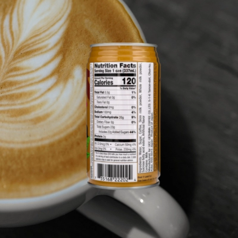 Großhandel/Lieferant starken Geschmack Latte 180ml * 24 fettarme Konserven Kaffee Getränke Instant Schwarzer Kaffee