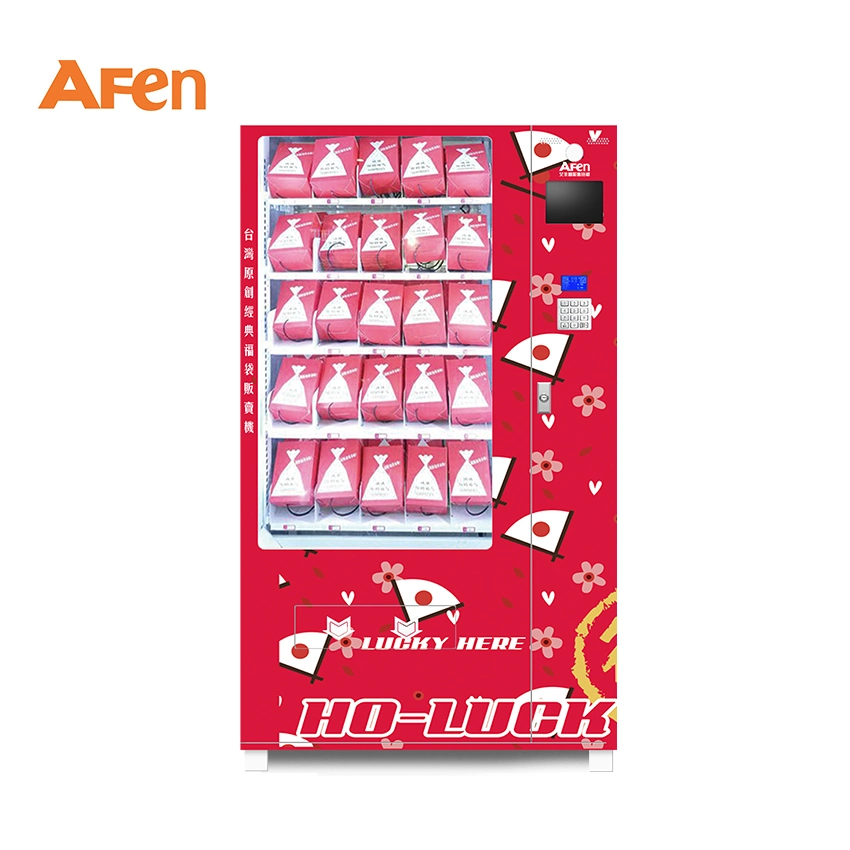 Afen Double spirales de collation de la denrée alimentaire Tampon serviette hygiénique vending machine pour la vente