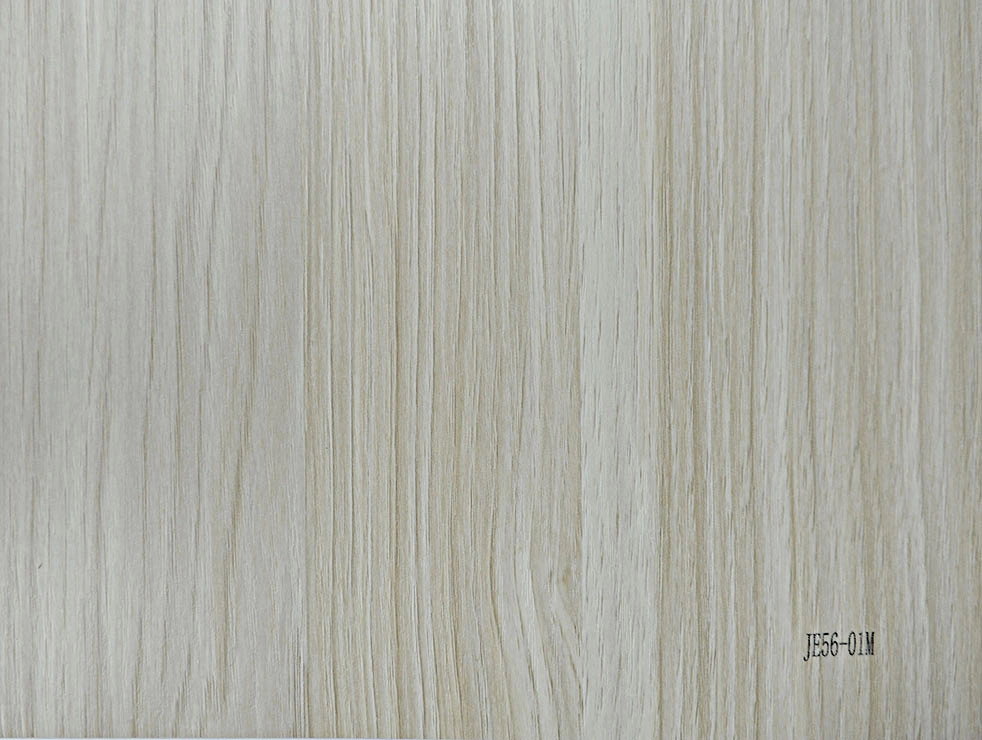 PVC Membrane for Ndf Board Covering-Wood Grain Grey Color