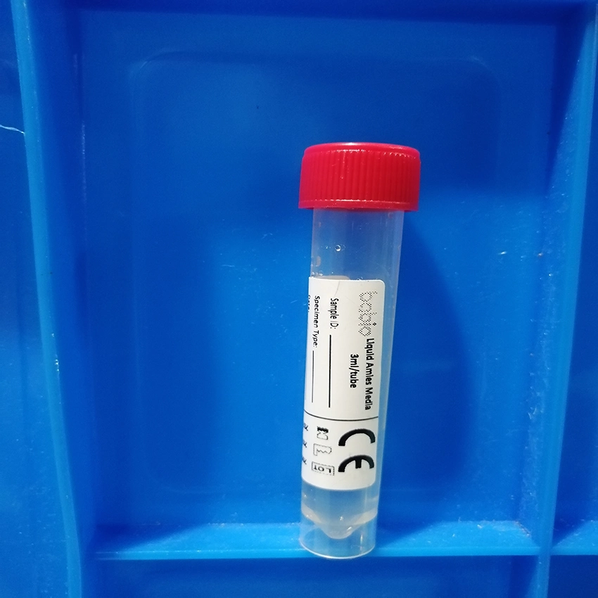 Amies Virus Collection Viral Transport Medium Sterile Sampling Tube Disposable Rna Collection Kit