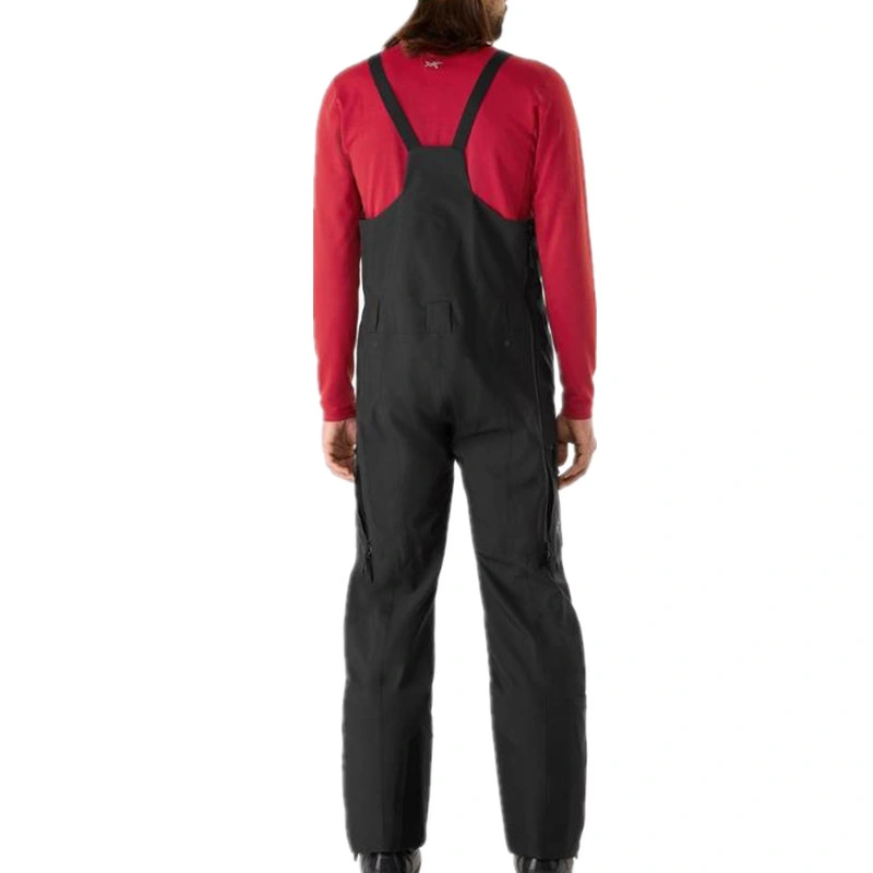 Men Winter Insulated Waterproof Cargo Overalls Ski Bib Snowboard Long Pants