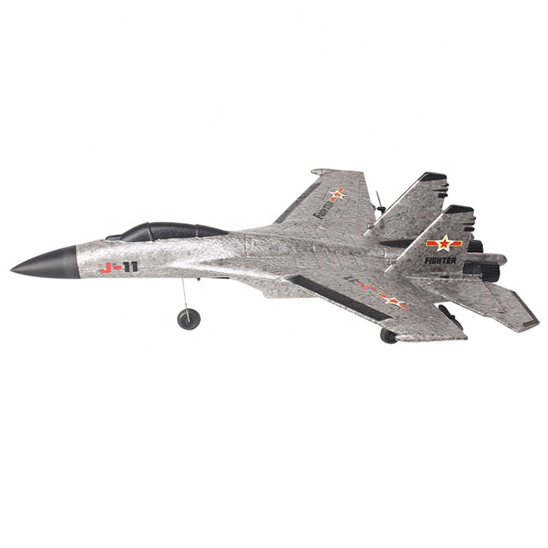 J-11 Glider Plane Airplane Remote Control Plane 2.4GHz 3-CH RC Aircraft Airplane with Light Gray White 2 Colors RC Model