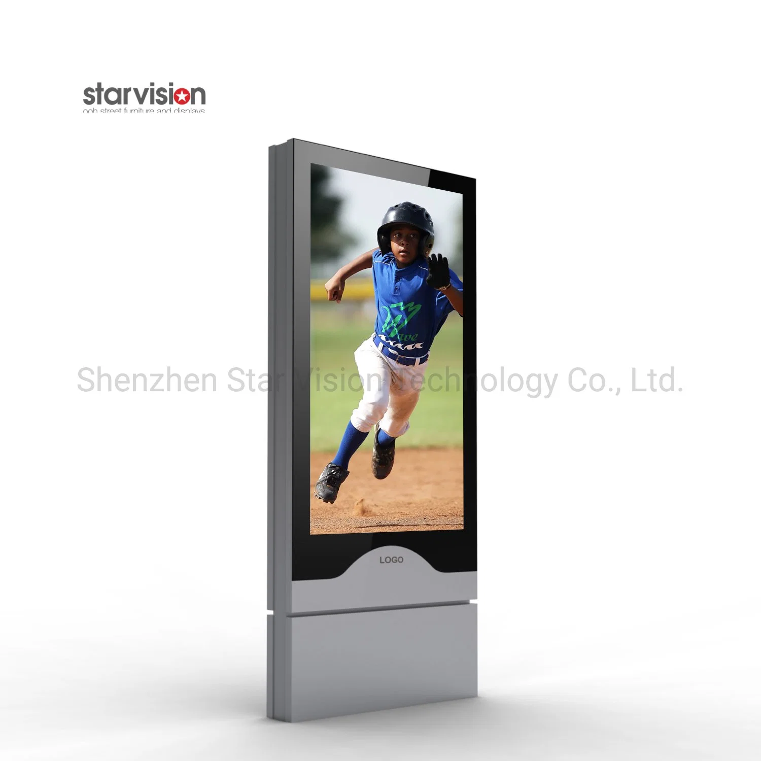 Floor Standing 55" Internal Android LCD Advertising Infrared Touch Screen for Malls