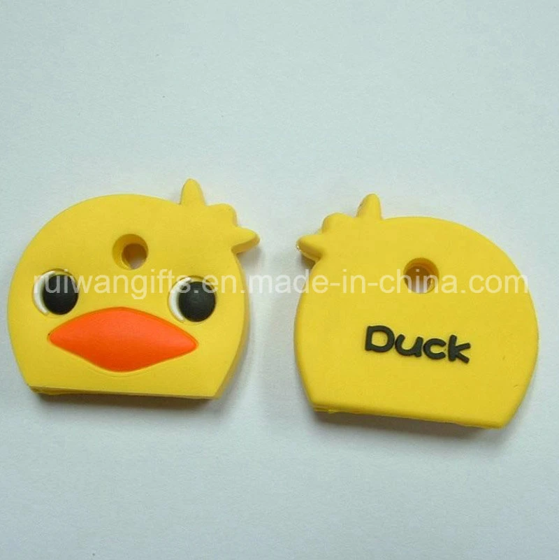 Duck Shape PVC Rubber Key Cover