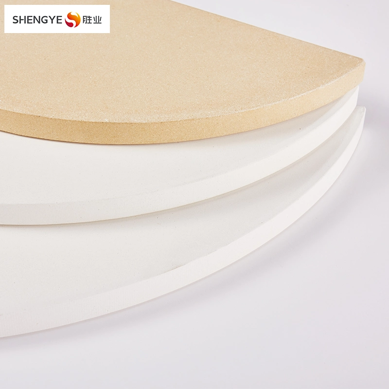 Half Moon Beige cordierite Pizza Board Refractory Ceramic Insulation Board Cerámica Pizza Stone