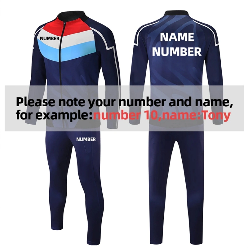 OEM Design Team Sportswear Sweatsuit Customized Polyester Tracksuit