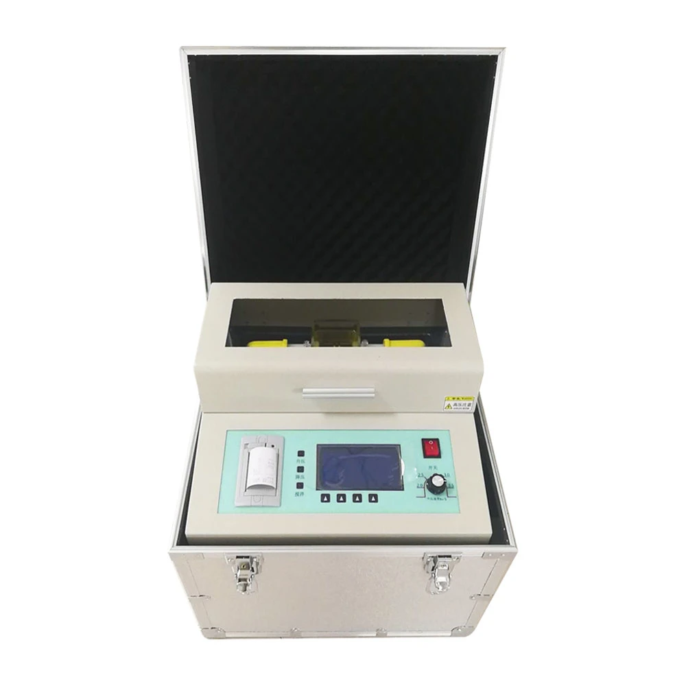 High Precision Digital Portable Transformer 80kV 100kV Insulation Oil Breakdown Voltage BDV Tester Dielectric Strength Meter for site test