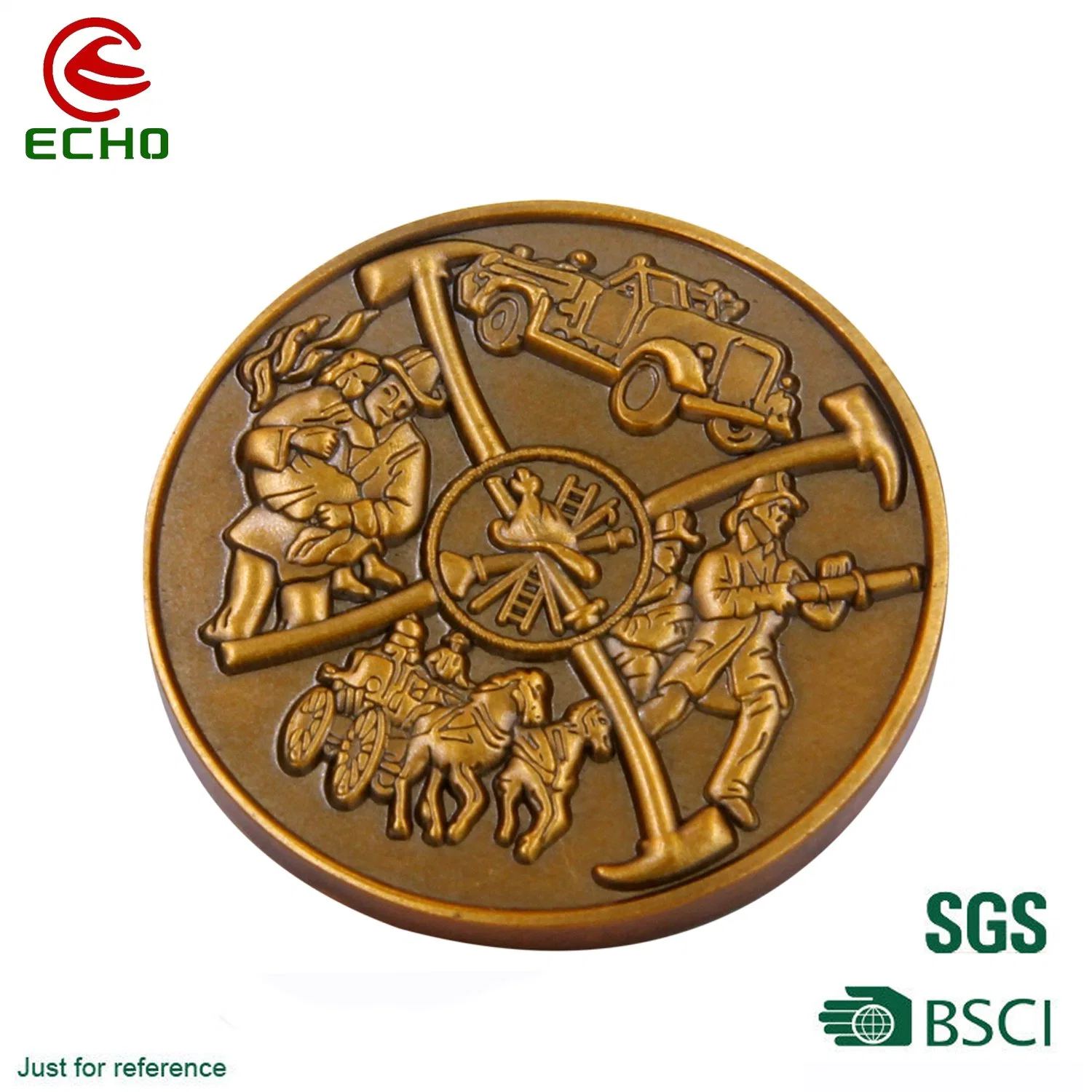 Facory Price Best Quality Metal 3D Antiqu Gold Coin