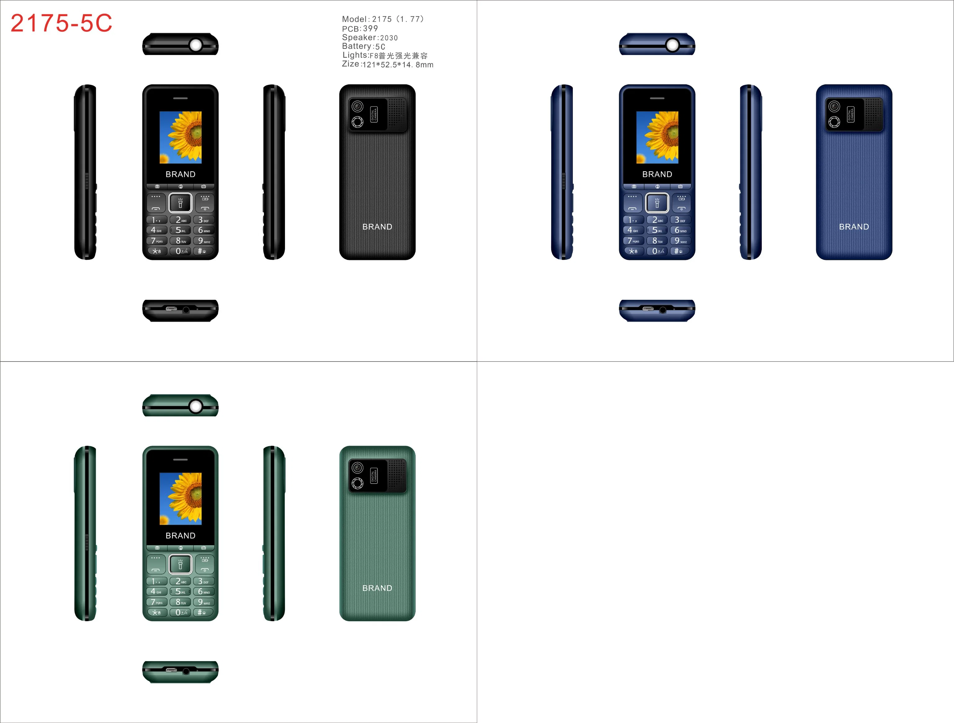 Wholesale New Promotion Low Cost Phone Manufacturer From China Feature Phones