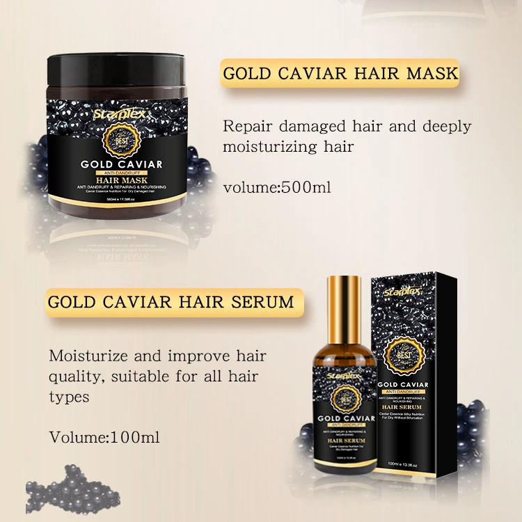 Private Label Starplex Natural Collagen Caviar Hair Repair Masks Organic Hair Mask Treatment