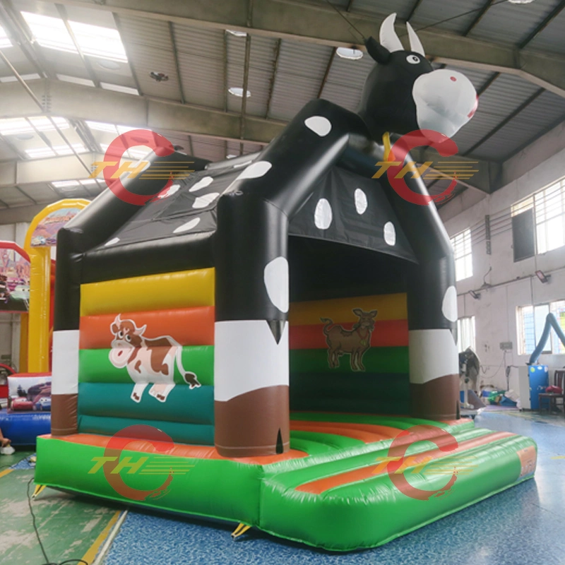 4x4m vaca hinchable Casa rebote Bouncer