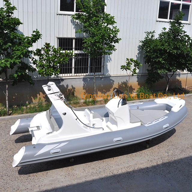 Liya 5.8m militar personalizada costilla barcos Hypalon botes inflables