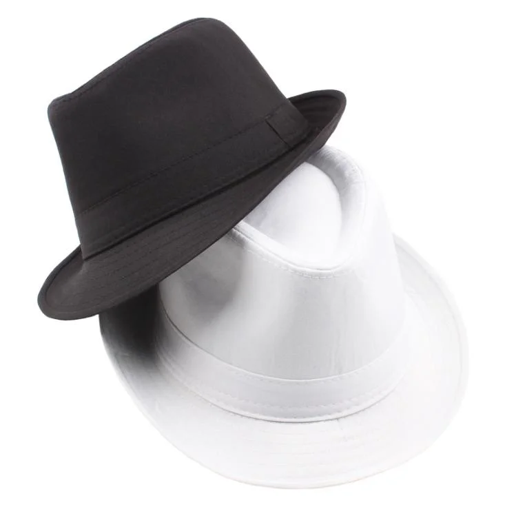 Commerce de gros de l'été sangle respirant Papier paille Jazz Panama Hat Fedora Cap