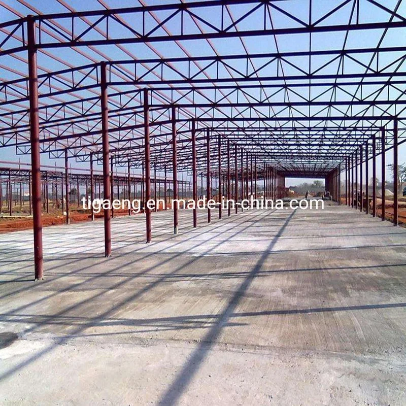 Tiga Brand Prefabricated Pre-Engineered Wholesale/Supplier Factory Steel Structure