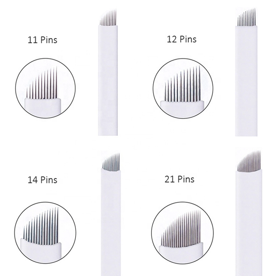 Wholesale/Supplier Disposable Eyebrow Nano Permanent Makeup Micro Microblading Blades Needles