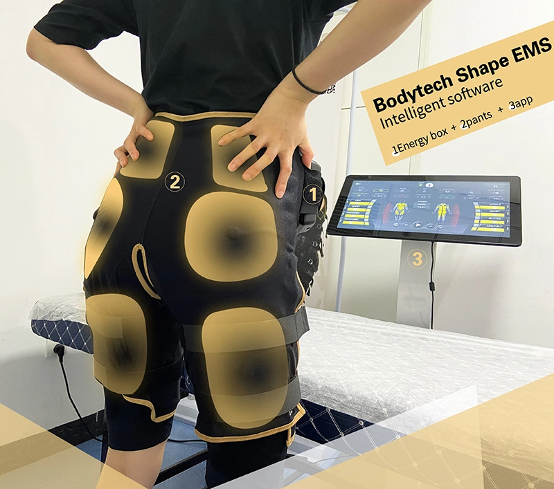 Bodytech forma el consumo de calorías para adelgazar belleza EMS Pantalón acelera el metabolismo de la reparación del músculo del piso pélvico EMS adelgaza pantalones