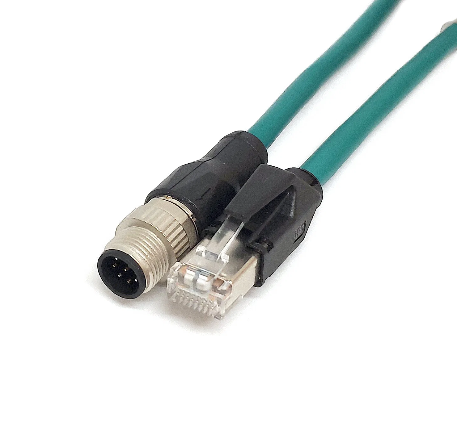 الفئة 5E Ethernet/IP M12 كود لكابلات الاتصال المحمية من نوع RJ45 Fieldbus