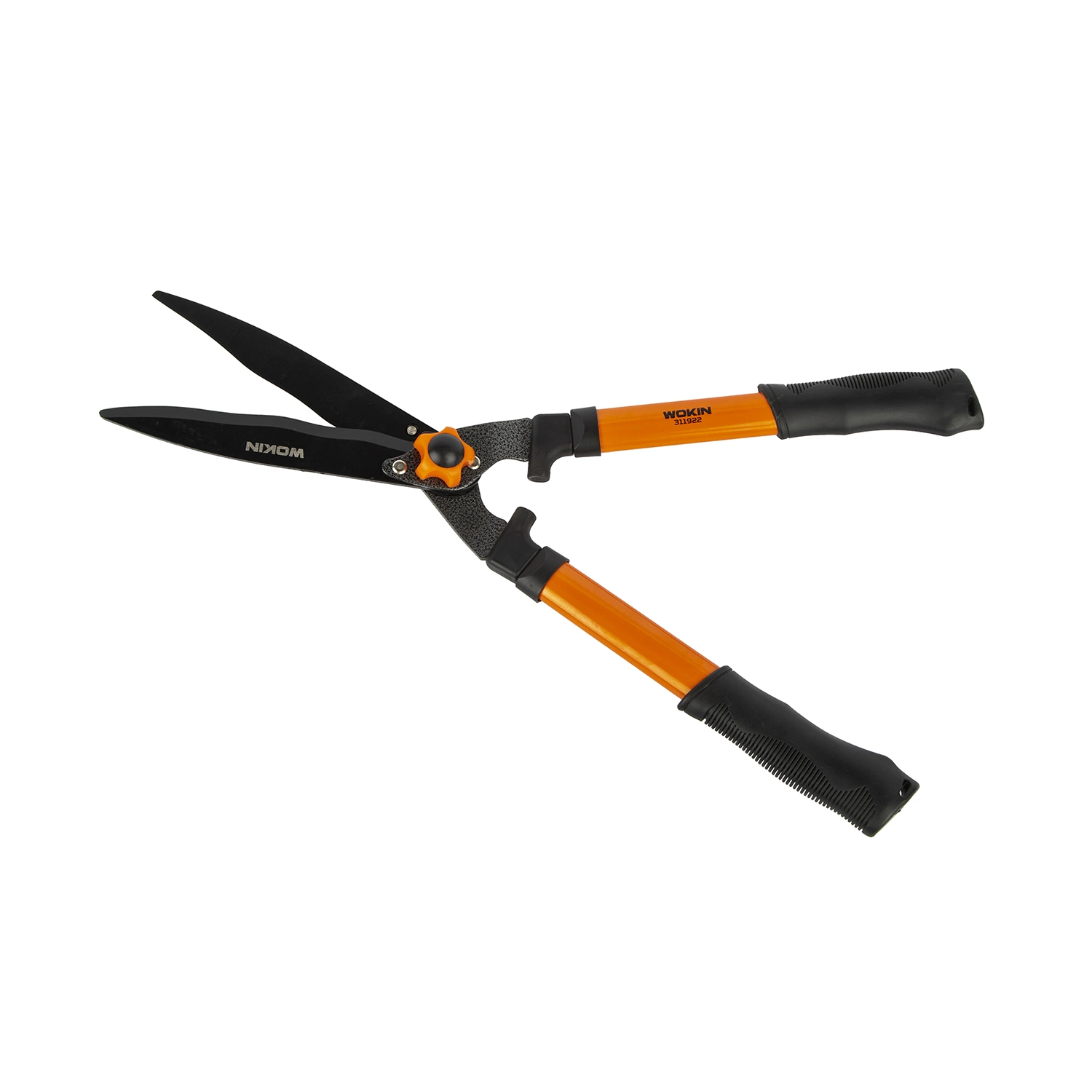 Securely Locked Orange PP Handle Multifunctional Hedge Trimmer