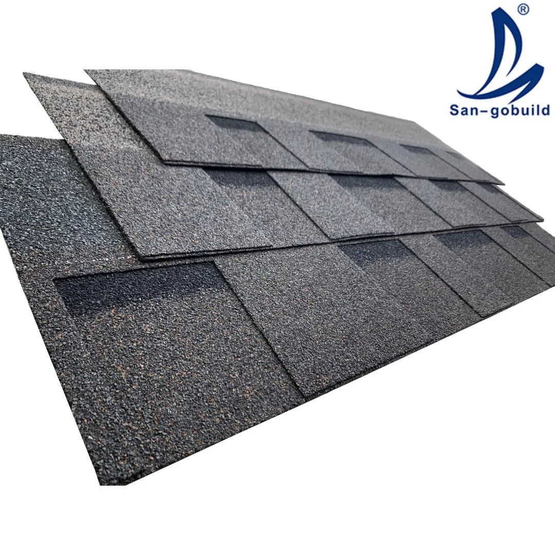 Plaqueta de asfalto de alta calidad Hoja de techos de cartón ondulado galvanizado barata plaqueta Ruberoida