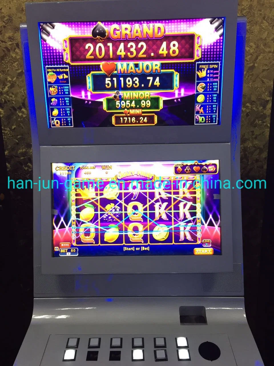 Electronic Jammer Novomatic Cabinet Slot Casino Game Machine Amusement Equipment