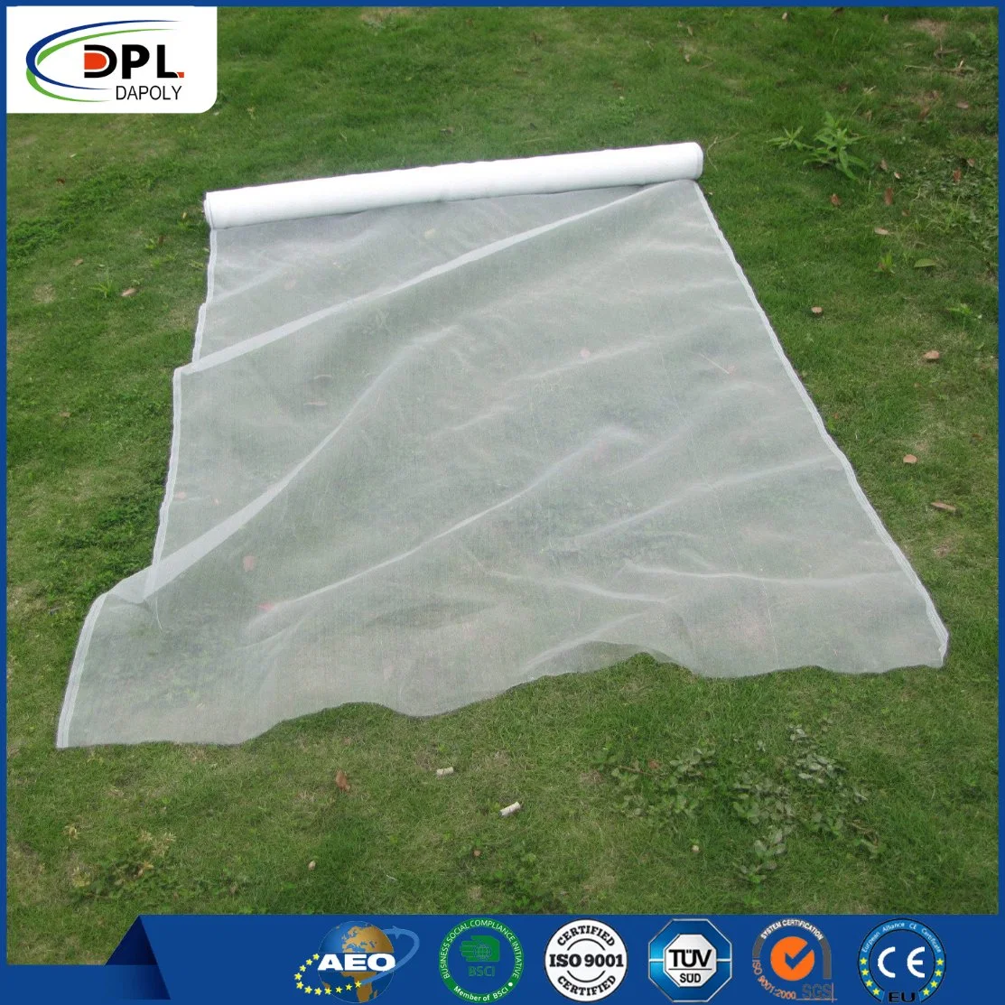 100% PE Color transparente de gases de efecto de la planta contra el insecto Net, la agricultura Anti-Insect Net Net